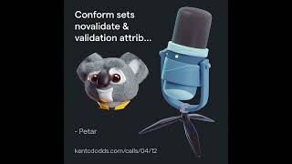 Conform sets novalidate & validation attributes?