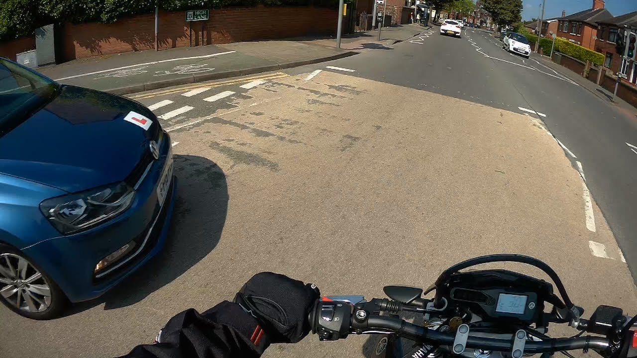 Close call with a learner driver - Almost rear ended a car - YouTube