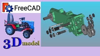 FreeCAD 3D model . ANIMATION МБ 40-2 .