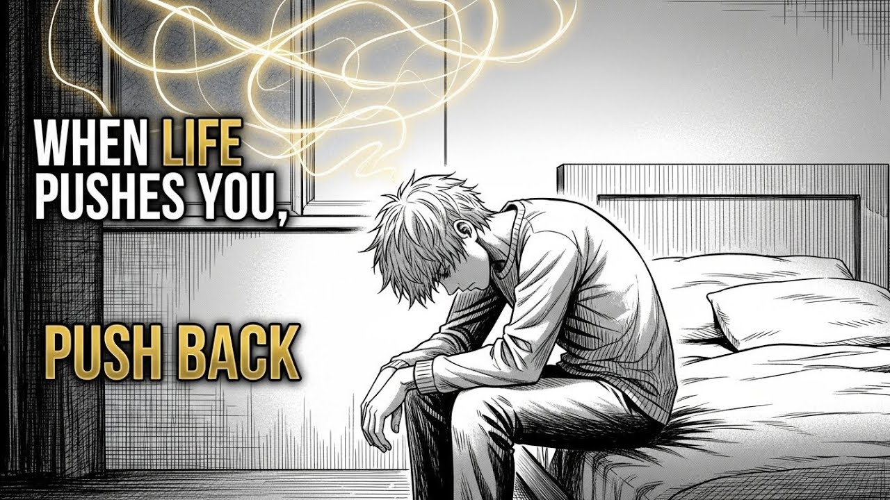 When life pushes you, push back 