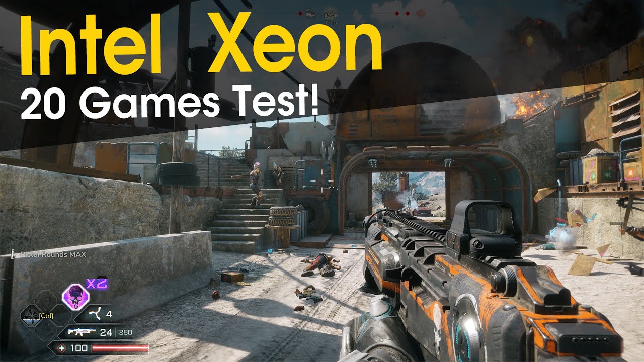Test in 20 Games - intel Xeon + RX570 4GB - 1080P Single Games