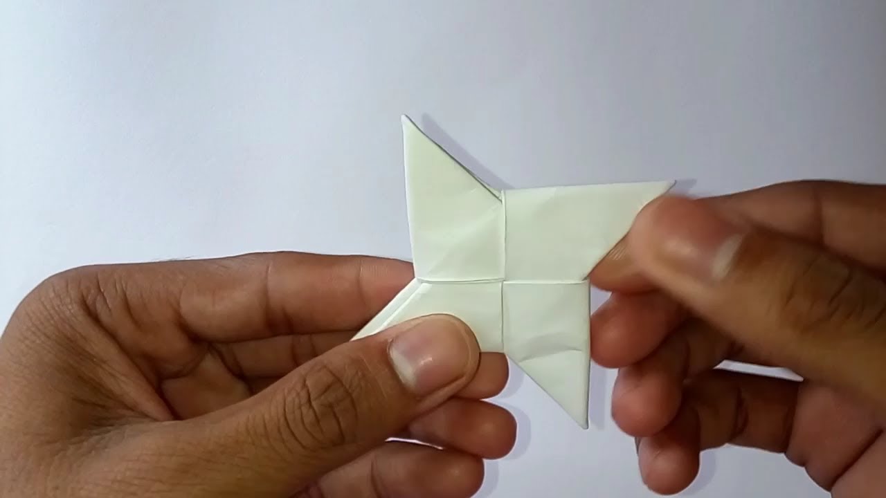 How to make a Paper Shuriken (Ninja Star) YouTube