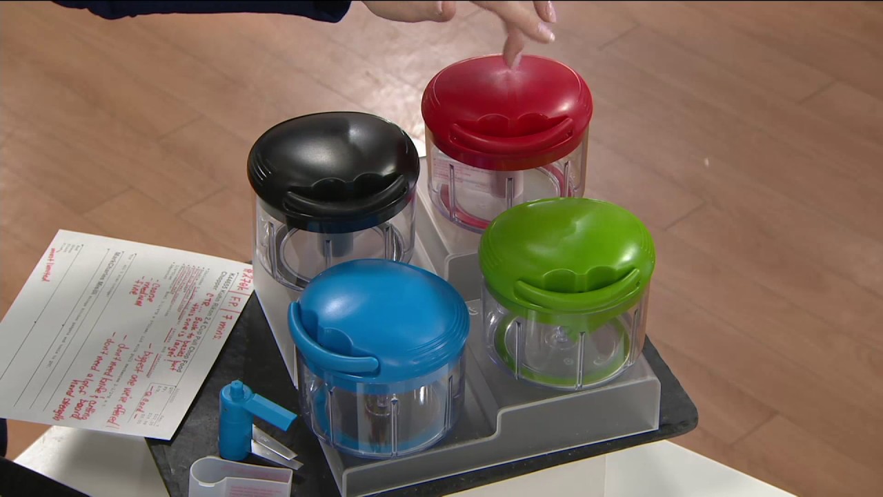 Kuhn Rikon 2.4 Cup Pull Chop Food Chopper on QVC YouTube