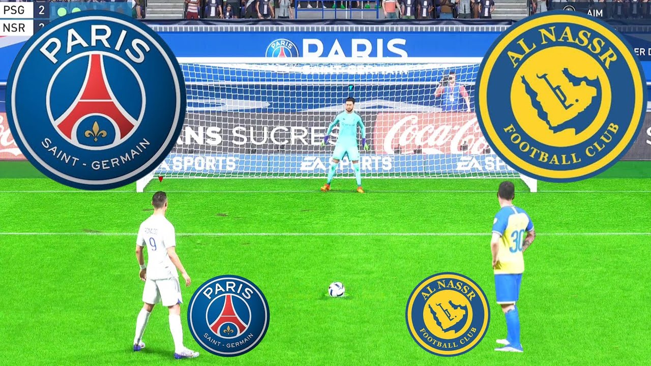 PSG VS AL NASSR | FC24 PENALTY SHOOTOUT RONALDO VS MESSI. #RONALDO # ...