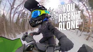 My Wife snowmobiled With Me for 12 Years Then I Gave Her a Voice