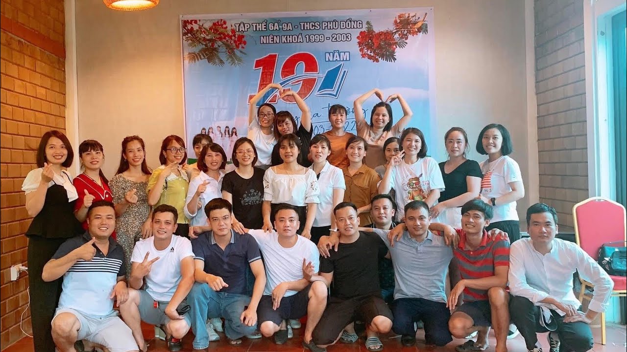 Kỉ niệm 19 năm ngày ra trường | Tập thể lớp 6A-9A Trường THCS Phù Đổng niên khoá 1999-2003