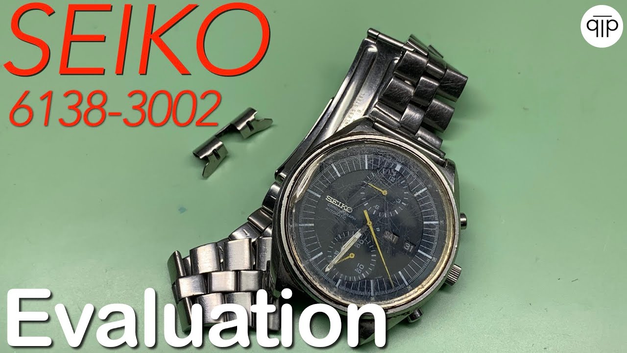 For . -- Seiko 6138-3002 Jumbo Chronograph - YouTube