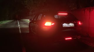 Как светят LED фары Haval F7?