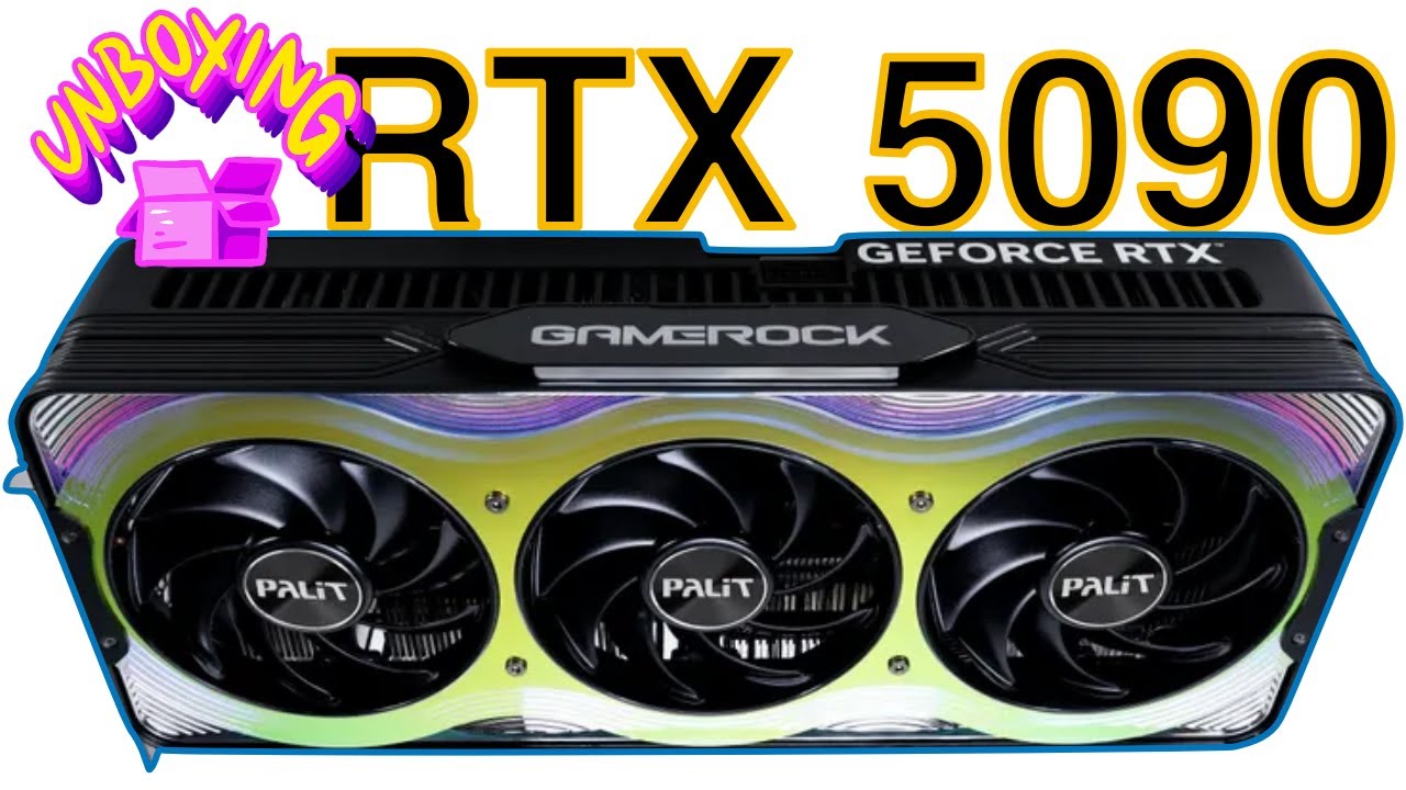 Palit RTX 5090 GameRock OC unboxing - YouTube