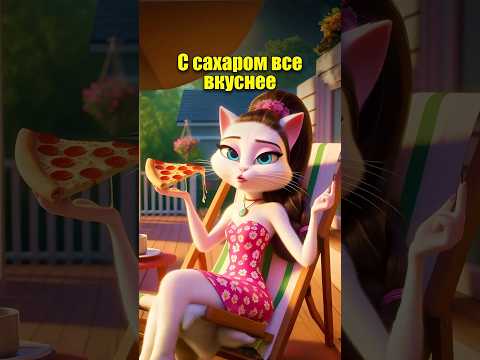 С сахаром все вкуснее в нейросети #dalle3 #chatgpt #aiart #aicat #кот #юмор #ии #мультик #ai #cats