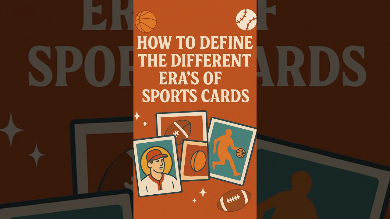 Every Sports Card Era EXPLAINED in 60 Seconds!