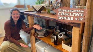 So lagere ich jetzt meine Großgebinde. Küchen Make-over in Woche #37 Selbstversorger Challenge
