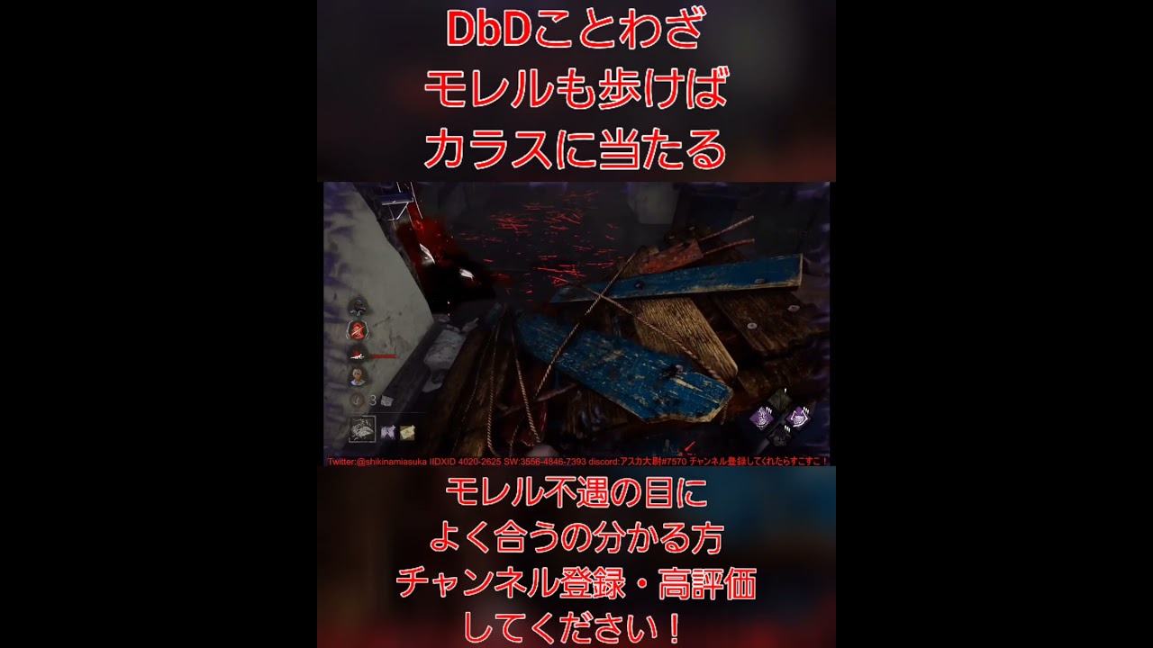 30秒dbdことわざ モレルも歩けばカラスに当たる Youtube