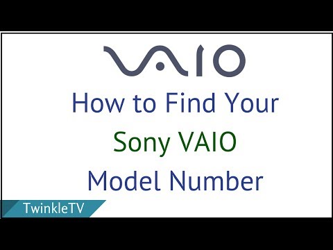 How to Check Sony Vaio Model Number/Model Name in a Minute