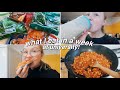 WHAT I EAT IN A WEEK AT UNI + food shop!