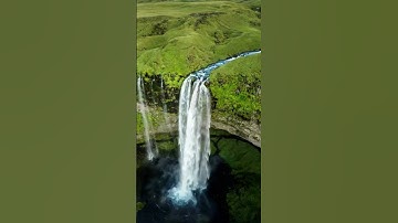 Thumbnail of Seljalandsfoss Waterfall - Iceland #shorts