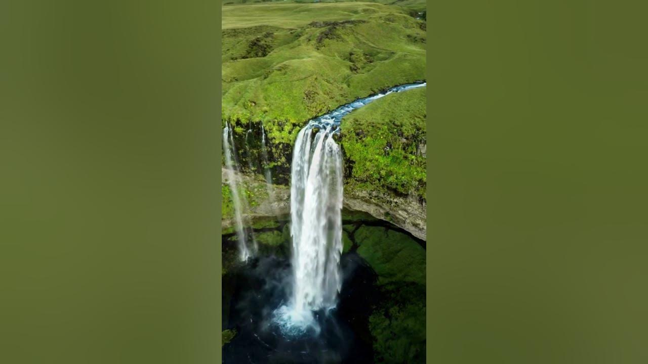 Seljalandsfoss Waterfall - Iceland #shorts