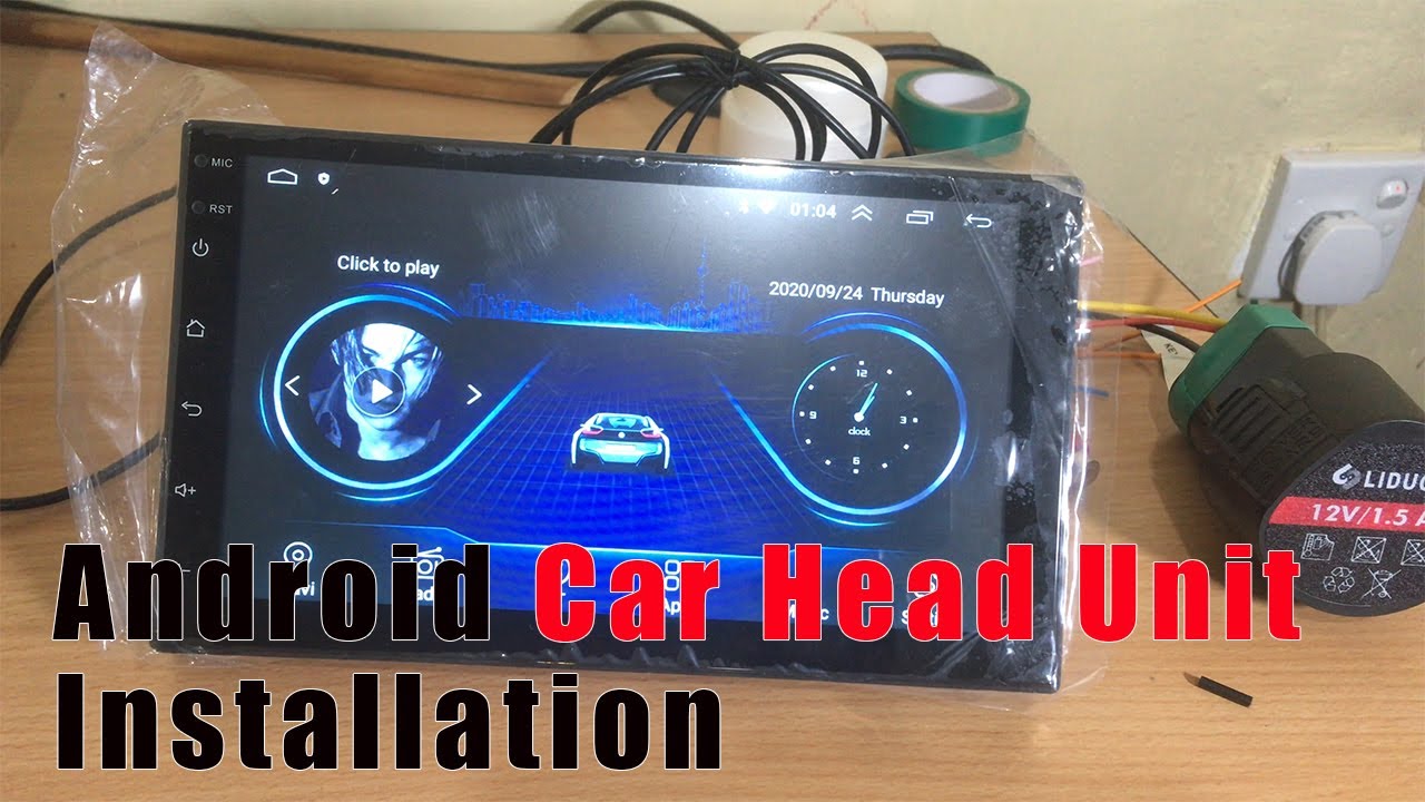 7 inch android car stereo installation with Android and iOS Mirror