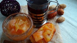 Вкусный грушевый конфитюр. Конфитюр из груш с лимоном, имбирем, розмарином. Pear jam with lemon. Вкусный грушевый конфитюр. Конфитюр из груш с лимоном, имбирем, розмарином. Pear jam with lemon.