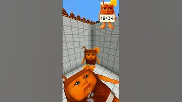 Italian Brainrot Vs Squid Game Lava Jump Part 126 #shorts #minecraft #brainrot