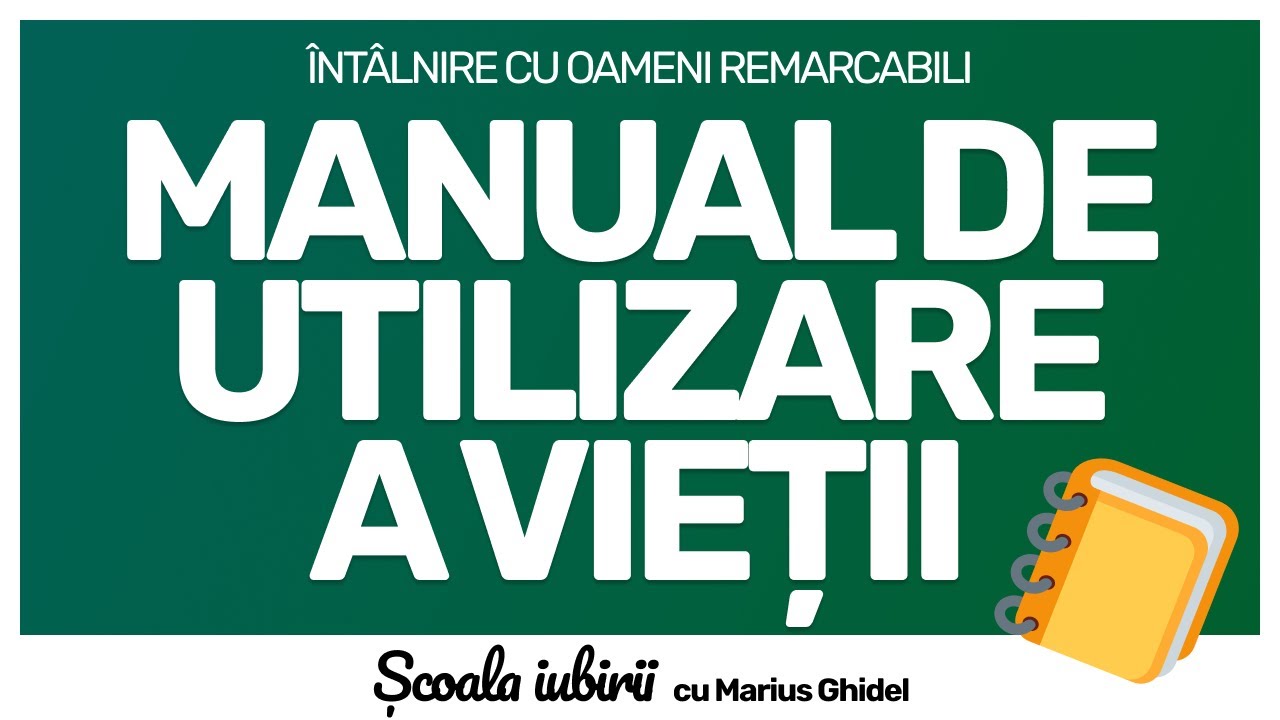 MANUALUL DE UTILIZARE A VIETII CONFORM LEGILOR DIVINE