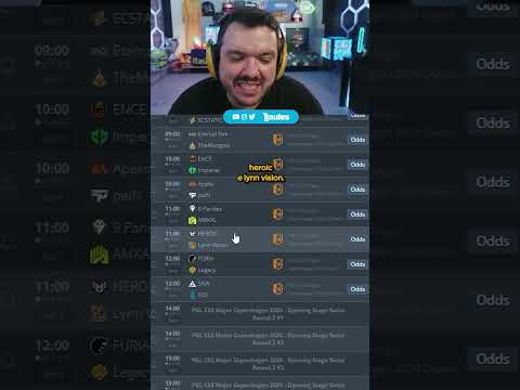 GAULES MOSTRANDO O DIA E HORÁRIO QUE COMEÇA O MAJOR DE CS2! #cs2 #majorcs2