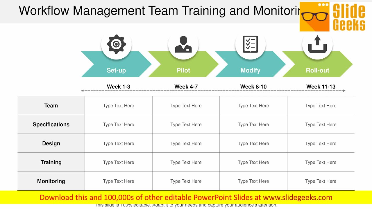 Workflow Management Team Training And Monitoring Ppt Powerpoint Presentation Inspiration