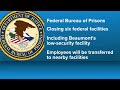 Beaumont Federal Correctional Institution Low among six federal prisons set to close