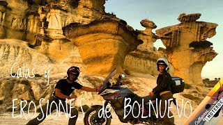 Calas y EROSIONES de BOLNUEVO. Mazarron MURCIA