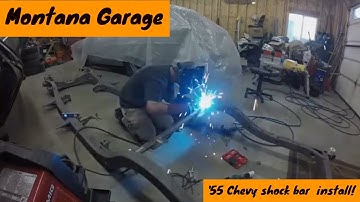 How to install a shock bar on a trifive Chevy