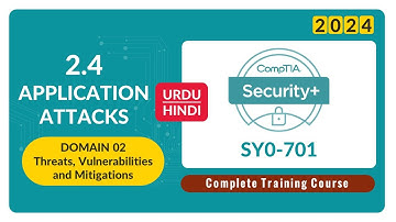 Application Attacks - CompTIA Security+ SY0-701 - 2.4