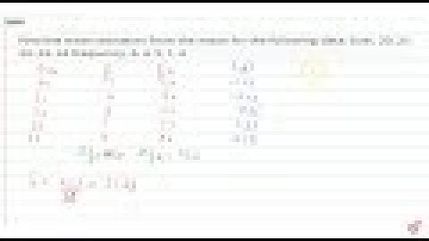 JEE MAINS 2018 JEE MAINS 2018 Find the mean deviation from the mean for the following data: Size...