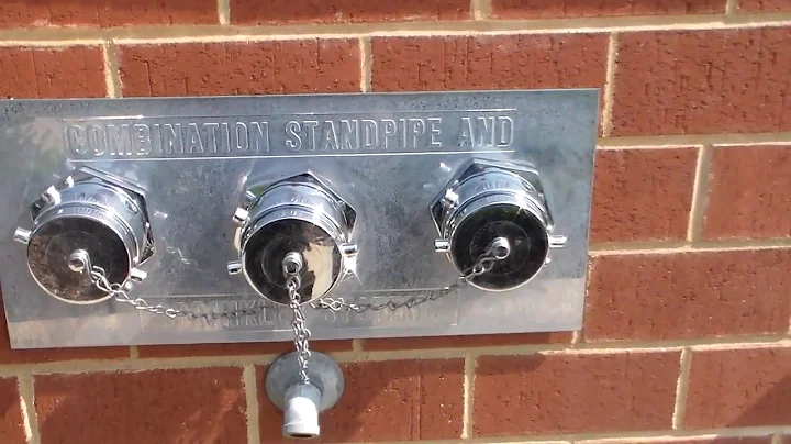 Fire Department Two & Three Way Inlet Connections - (FDC) Wall Mounted Design Type