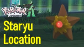 Pokemon Legends: Z-A Staryu Location Guide And Alpha Staryu Location