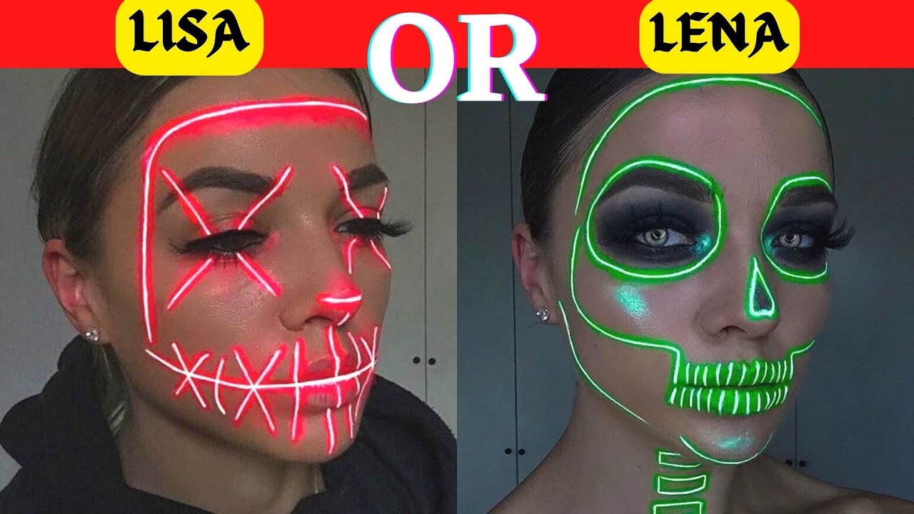 LISA OR LENA HALLOWEEN || LISA LENA HALLOWEEN CHOICES: WHO DO YOU WANT ...