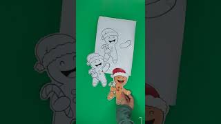 Waving Gingerbread Man Paper Craft