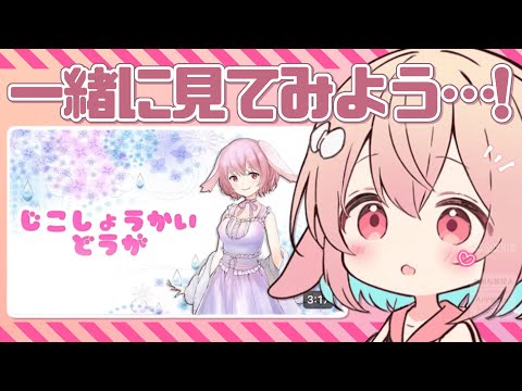 初めての動画を一緒に見てみよう…!🐰🌼