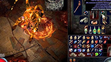 My New Max Block Static Strike Reckoning Ripose Vengeance build poe 1.3