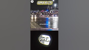 Supra Unexpected Speed😳🔥💀#cars #supra #gtr #r35 #dragrace #viral
