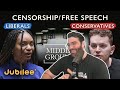 HasanAbi reacts to Who is Censored More? Liberals vs Conservatives | Middle Ground