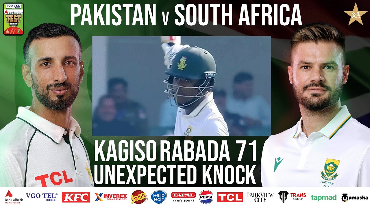 Kagiso Rabada 71 | Pakistan vs South Africa Test Series 2025 | 2nd Test Day 3 | PCB | M2R1U
