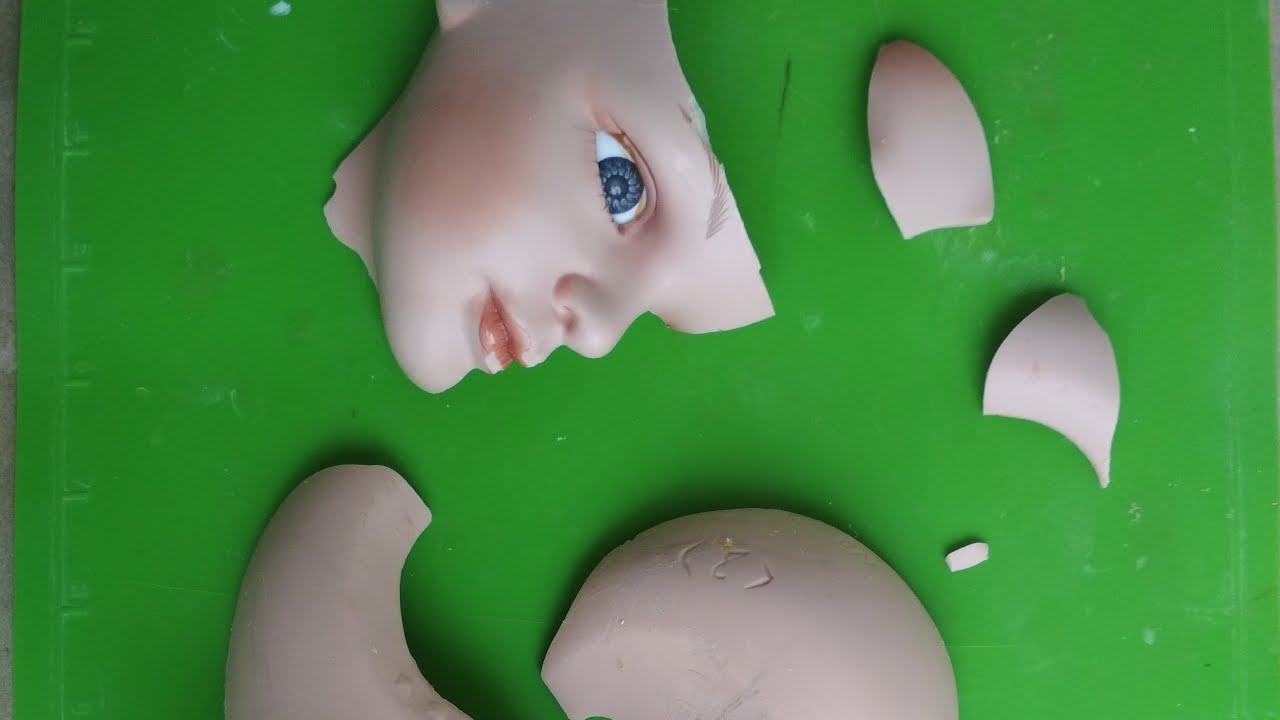 РЕСТАВРАЦИЯ ОГРОМНОЙ ФАРФОРОВОЙ КУКЛЫ Мастер Класс HUGE PORCELAIN DOLL