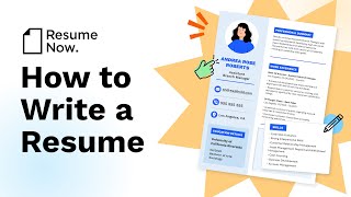 ResumeNow How To Write A Resume
