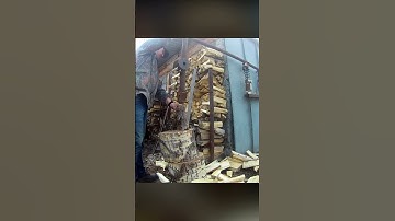 Dangerous Homemade Firewood Processing Splitter 😲 #firewood #Amazing #shorts