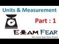 Physics Unit and Measurement Part 1 (Types of Unit and SI unit) Class X1 CBSE