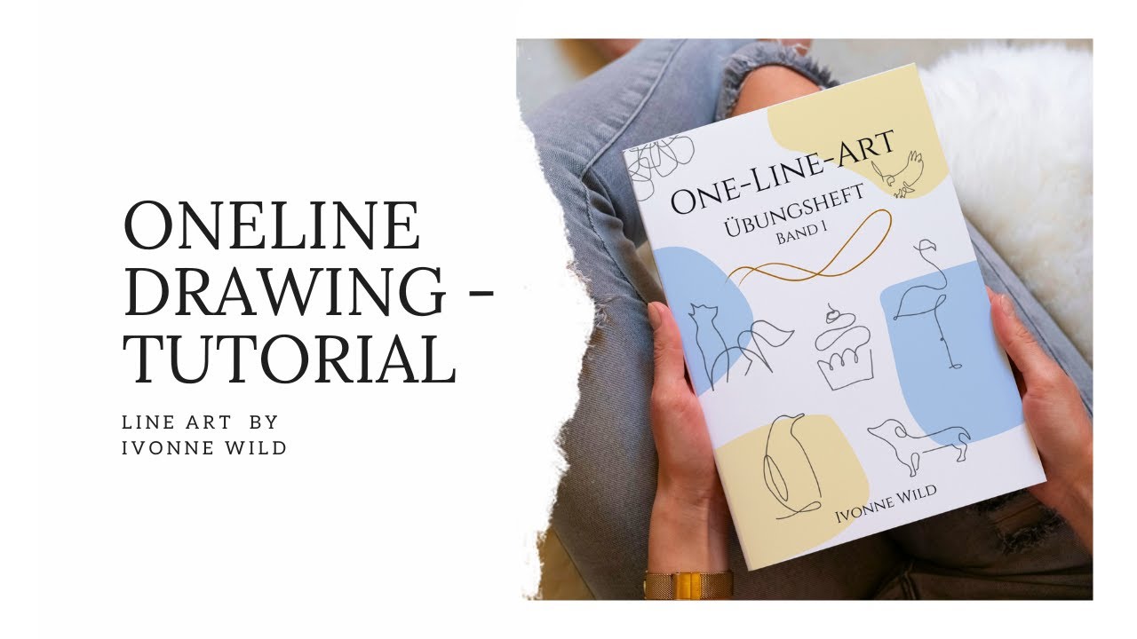 One Line Art Tutorial - schnell lernen mit dem Übungsheft - YouTube