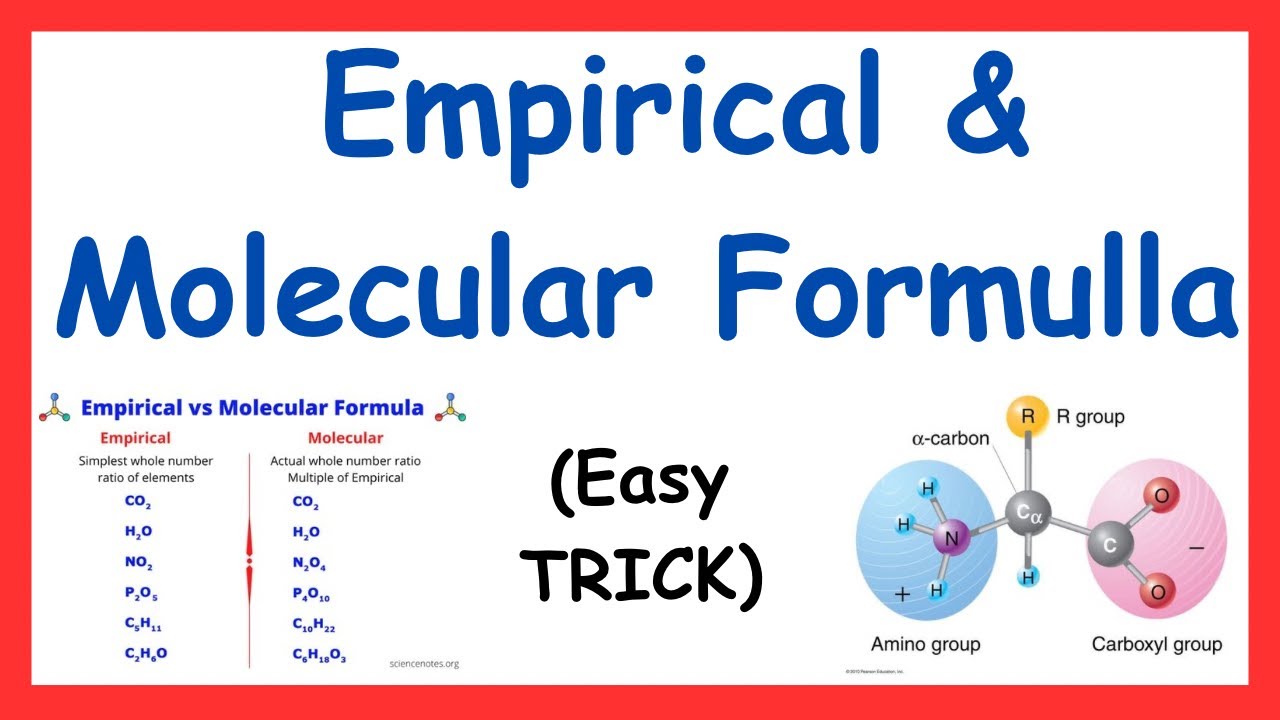 EMPIRICAL & MOLECULAR FORMULLA |
