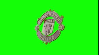 Manchester United 3D Logo _ Full HD [GreenScreen]