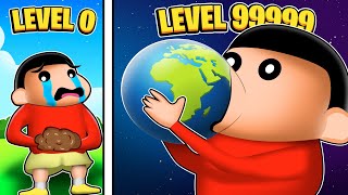 Shinchan Try To Eat The World And Became Giant 😱🔥 | Roblox Funny Game 😂 screenshot 1