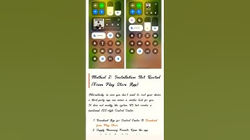 iOS 18 control center in Xiaomi HyperOS 2 #shorts